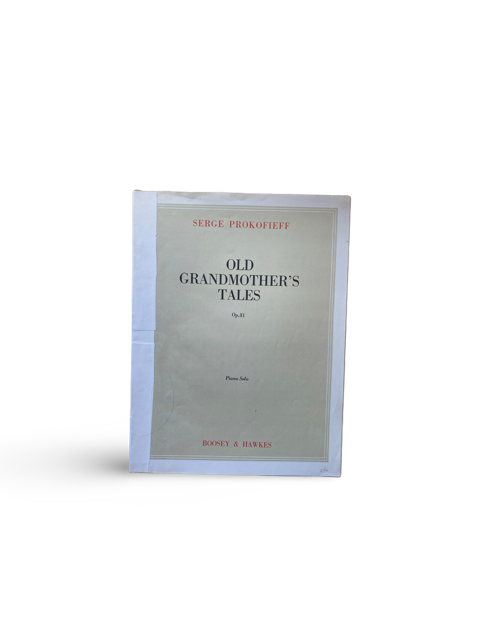 <SERGE PROKOFIEFF OLD GRANDMOTHER'S TALES Op.31, tweedehands pianoboek, pianoaccessoires.com>