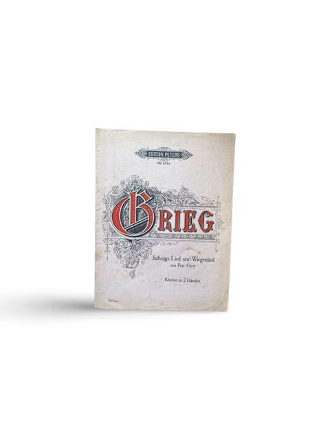 <EDVARD GRIEG Solvejgs Lied und Wiegenlied , tweedehands pianoboek, pianoaccessoires.com>