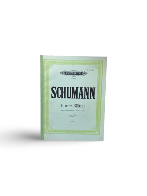<SCHUMANN Bunte Blätter op. 99, tweedehands pianoboek, pianoaccessoires.com>