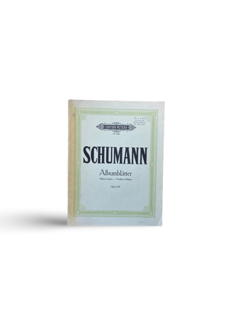 <SCHUMANN Albumblätter op.124, tweedehands pianoboek, pianoaccessoires.com>