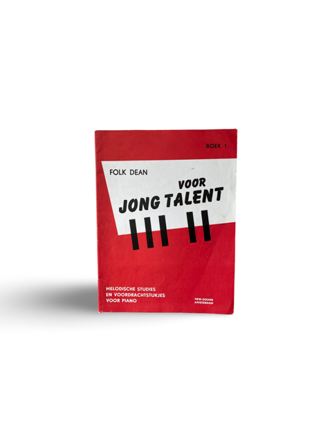 < VOOR JONG TALENT FOLK DEAN BOEK 1, tweedehands pianoboek, pianoaccessoires.com>