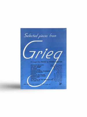 GRIEG ARRANGED FOR PIANO BY HARRY DEXTER