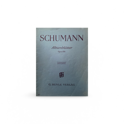 Tweedehands bladmuziek Schumann Albumblätter opus 124