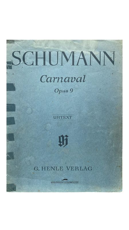 Bladmuziek Schumann – Carnaval Op. 9 voor piano solo, uitgave in nette staat.