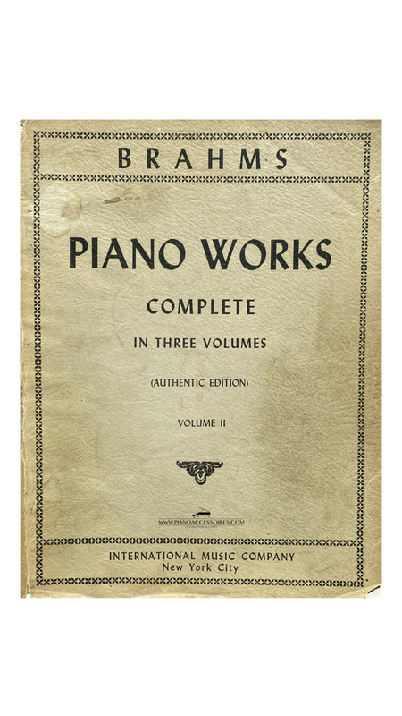 Tweedehands bladmuziek – Brahms Complete Piano Works, Volume II, nette uitgave voor piano.