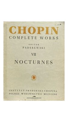 Tweedehands bladmuziek – Chopin Nocturnes voor piano solo, nette uitgave.