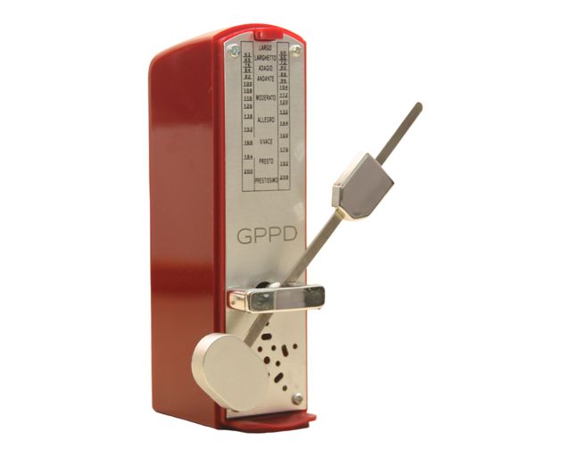 Metronoom GPPD rood hoogglans Metronoom GPPD rood hoogglans