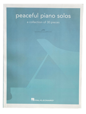 Pianoboek Peaceful Piano Solos met 30 melodieuze stukken om te ontspannen