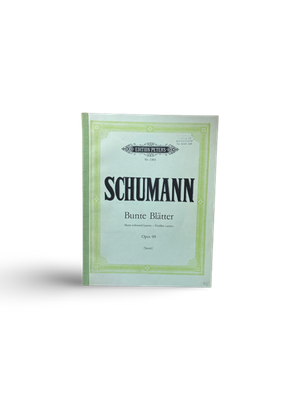 Schumann Bunte Blätter op. 99 Gebruikte bladmuziek Schumann Bunte Blätter opus 99