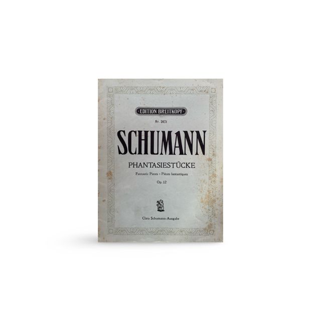 Schumann Phantasiestücke op.12 Tweedehands muziekboek Schumann Phantasiestücke op. 12