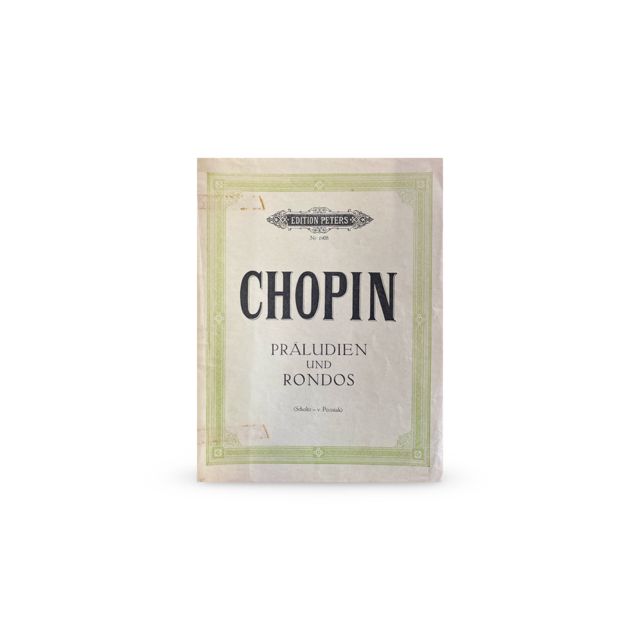 Chopin Präludien und Rondos Bladmuziek 'Präludien und Rondos' van Frédéric Chopin – pianorepertoire