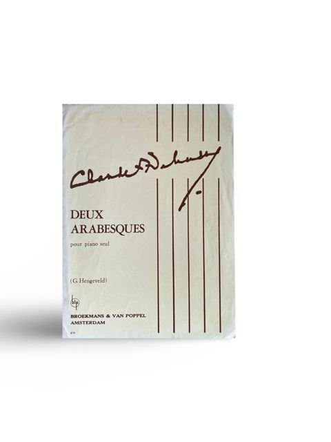 Debussy Deux Arabesques Afbeelding van bladmuziek 'Deux Arabesques' door Debussy