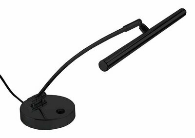 LED pianolamp zwart hoogglans voor bladmuziek verlichting