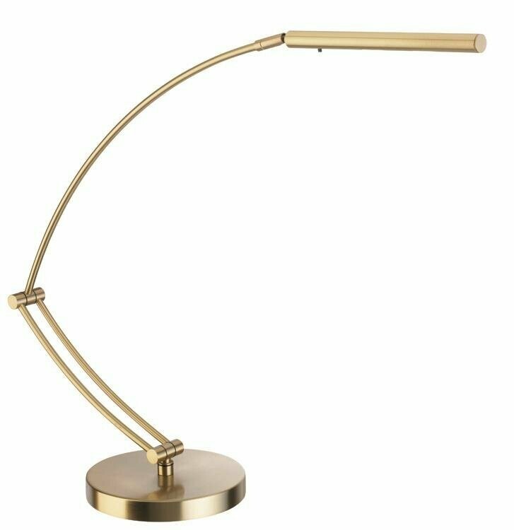 Jahn LED vleugellamp RHAPSODY in mat messing voor piano en vleugel