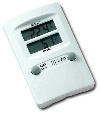Digitale Thermo-Hygrometer Digitale thermo-hygrometer voor temperatuur en luchtvochtigheid.