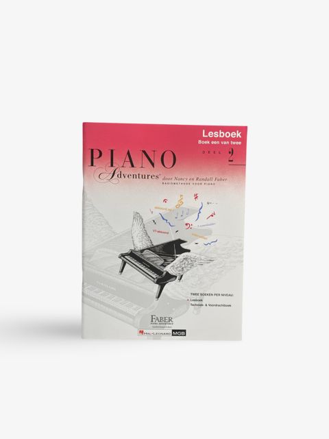 Faber Piano Adventures – Deel 2 Pianomethode Faber Piano Adventures deel 2 met oefeningen en muziekstukken.