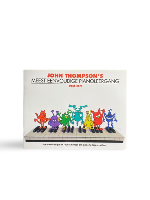John Thompson – Meest Eenvoudige Pianoleergang Vol.1 John Thompson – De Meest Eenvoudige Pianocursus Deel 1, pianolesboek voor kinderen en beginners.