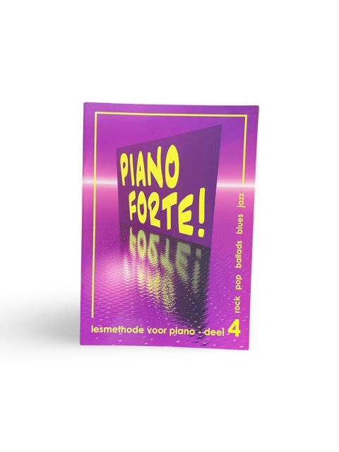 Piano Forte Boek 4 Piano Forte Boek 4 met bladmuziek voor piano in rock, pop, blues, jazz en ballads.