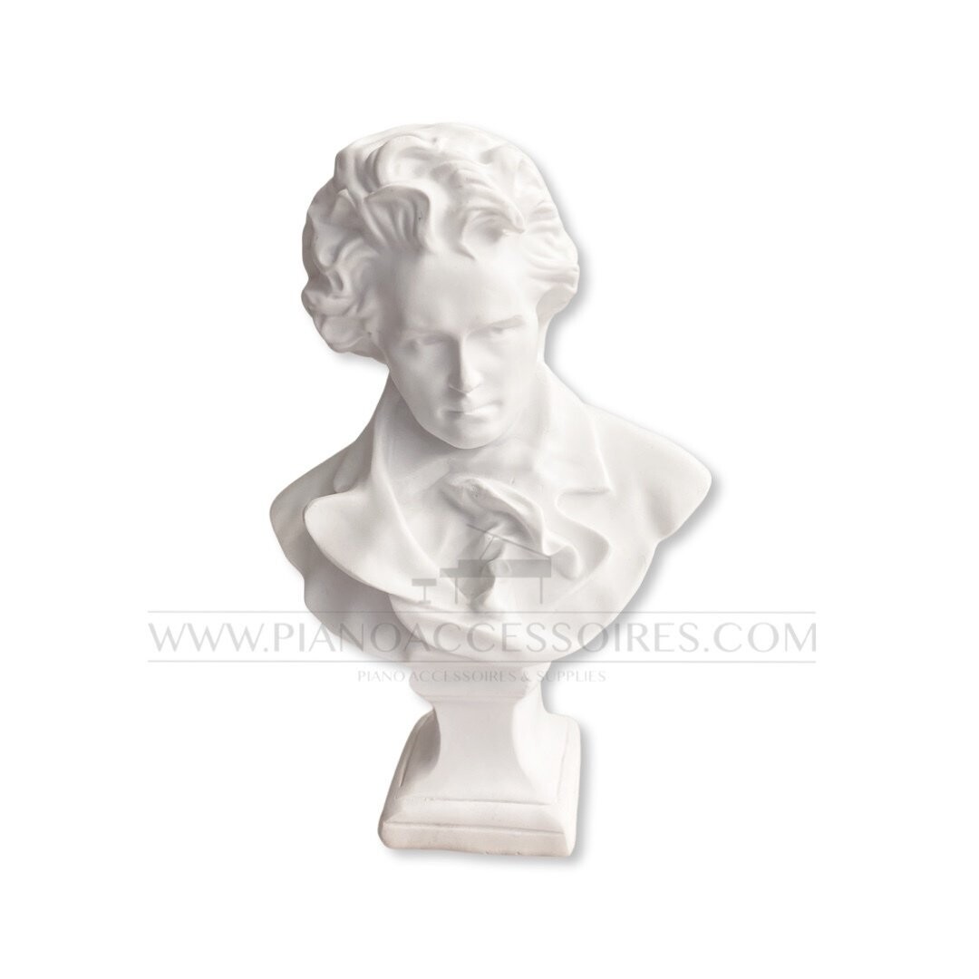 Beethoven-buste van 14 cm als klassieke decoratie.