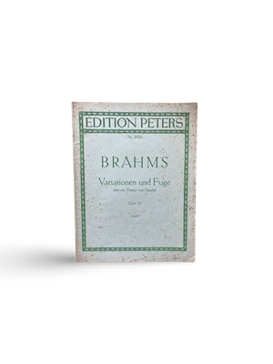 < Johannes Brahms componeerde de “Variationen und Fuge über ein Thema von Händel, Op. 24” in 1861>