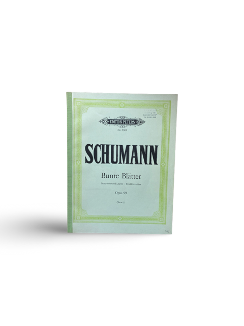 Robert Schumann – Bunte Blätter op. 99 Bladmuziek Robert Schumann Bunte Blätter op. 99 voor piano solo.