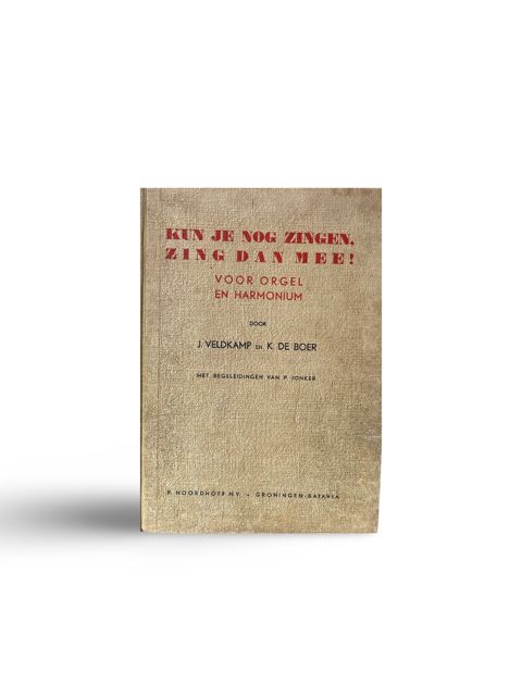 Kun je nog zingen, zing dan mee Tweedehands bladmuziekboek Kun je nog zingen, zing dan mee! met Nederlandse liederen.