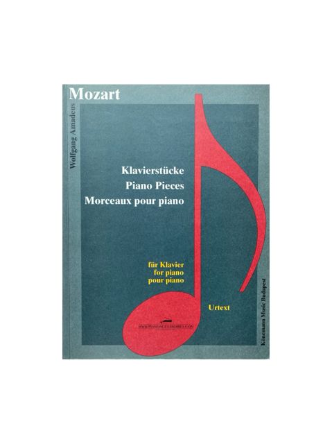 Bladmuziek van Mozart: Klavierstücke, Morceaux pour Piano, Urtext-editie voor piano