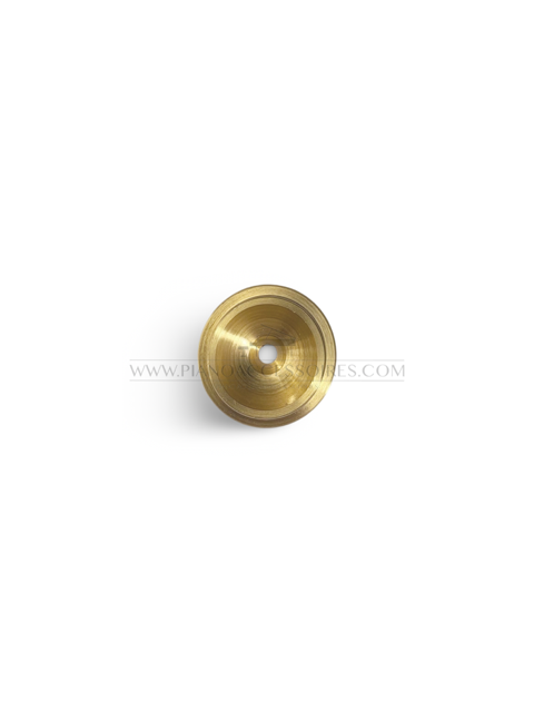 Kupferrosette für Flügeldeckelstütze 27 mm Kupferrosette 27 mm für Flügeldeckelstütze – stabiles Zubehör für Klaviere und Flügel
