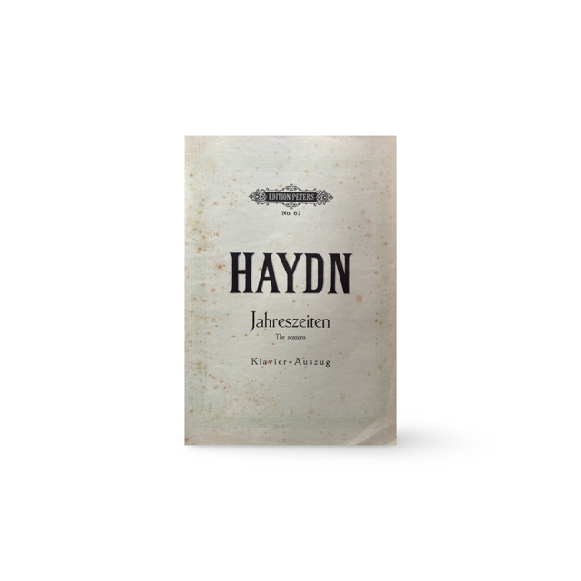 Tweedehands bladmuziek Joseph Haydn – Die Jahreszeiten (De Jaargetijden)