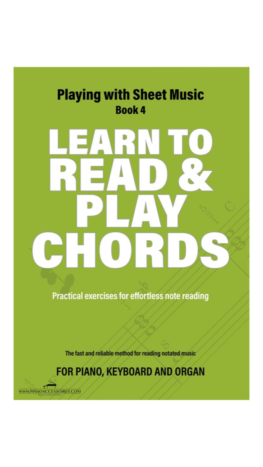 Learn to Read and Play Chords Book 4, Iebele Abel en Jacco Lamfers Learn to Read and Play Chords Book 4 pianolesboek van Iebele Abel en Jacco Lamfers