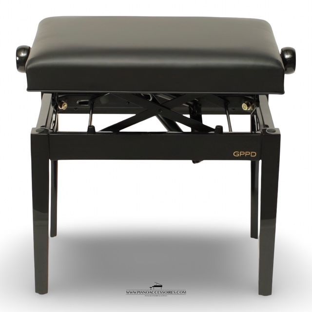 Hydraulisch verstelbare pianobank met comfortabel en elegant design