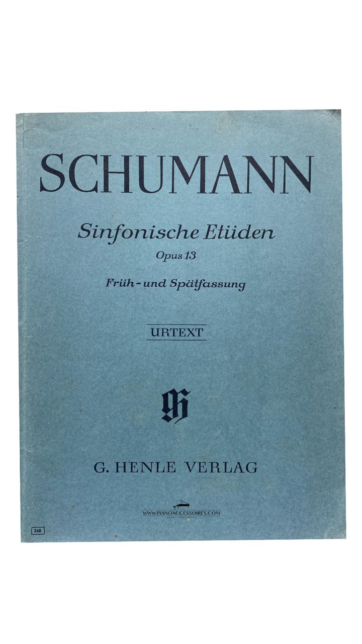 Robert Schumann – Sinfonische Etüden op. 13 (Urtext) Urtext-Ausgabe der Sinfonischen Etüden op. 13 von Robert Schumann