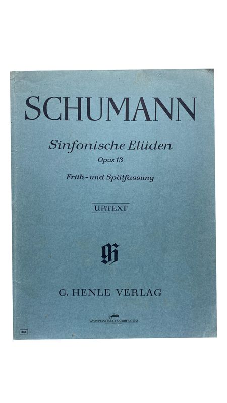 Robert Schumann – Sinfonische Etüden op. 13 (Urtext) Urtext-Ausgabe der Sinfonischen Etüden op. 13 von Robert Schumann