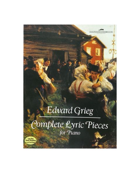 Bladmuziek van Edvard Grieg: Complete Lyric Pieces voor piano solo.