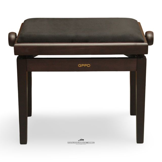 GPPD Pianobank Model 3 Rosewood Mat met zwarte stofzitting