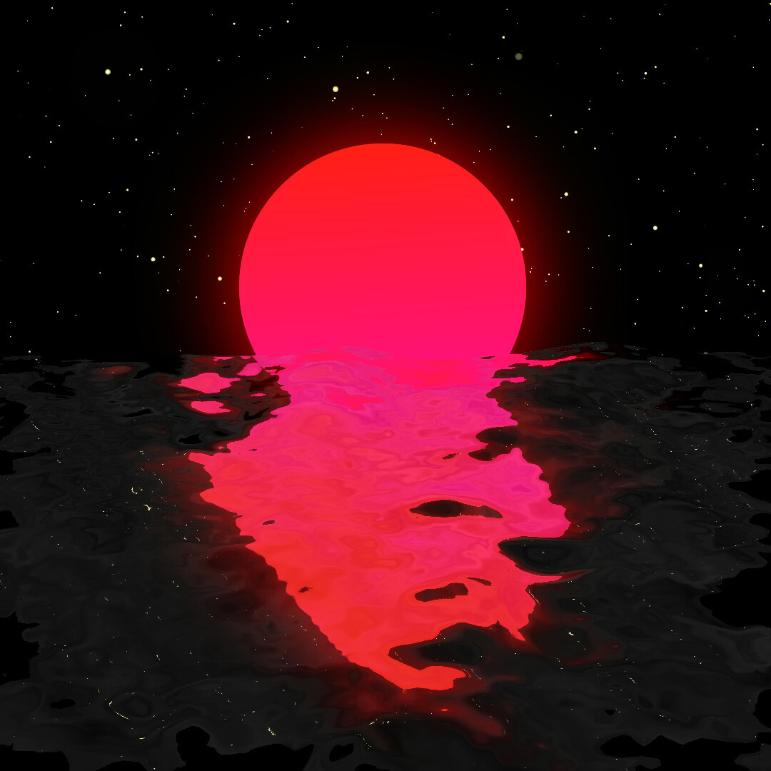 Red Pink Moon Lit Sea Live Wallpaper Red Pink Moon Lit Sea Live Wallpaper