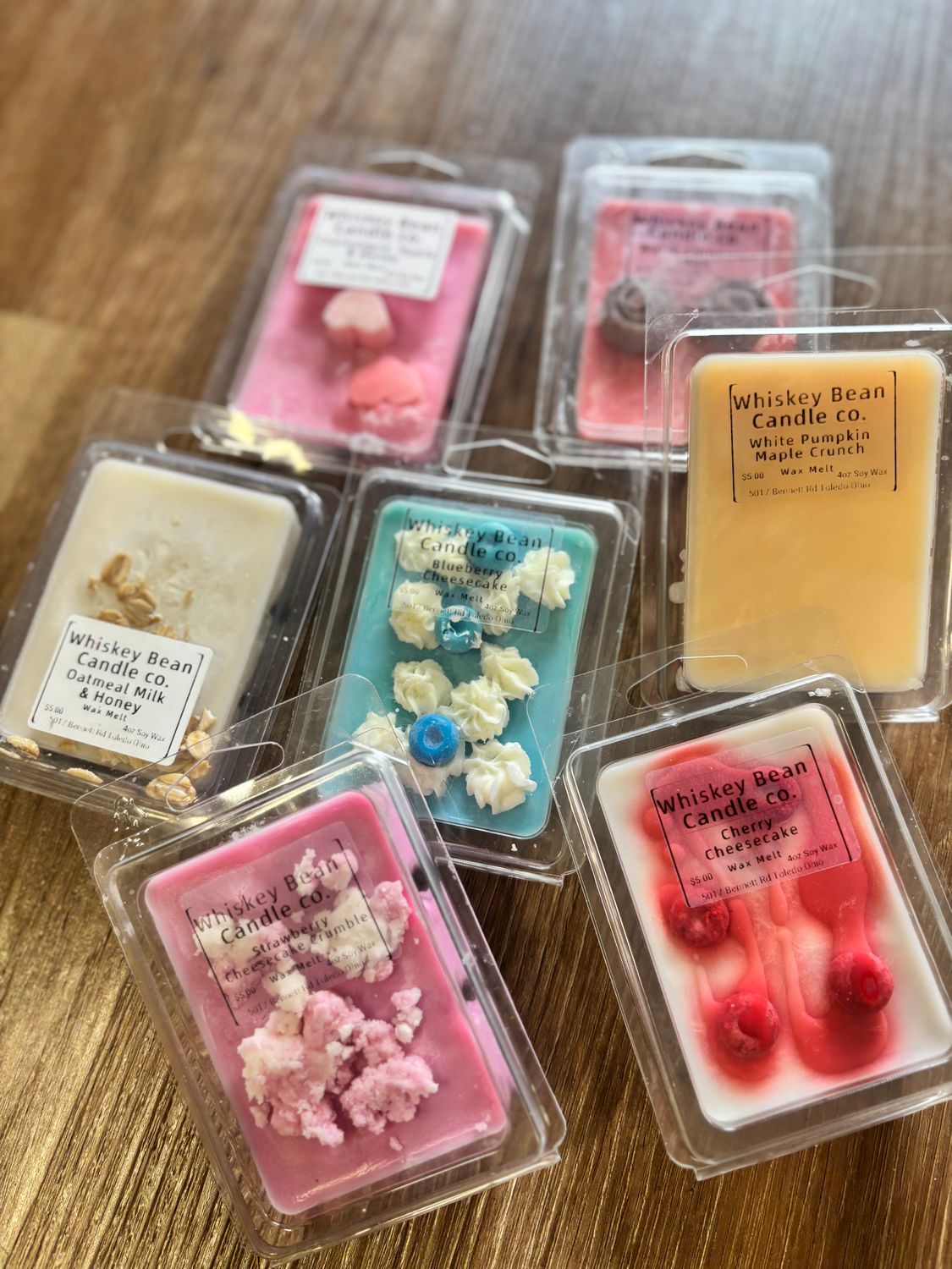 Clam shell wax melts (6 cavities)