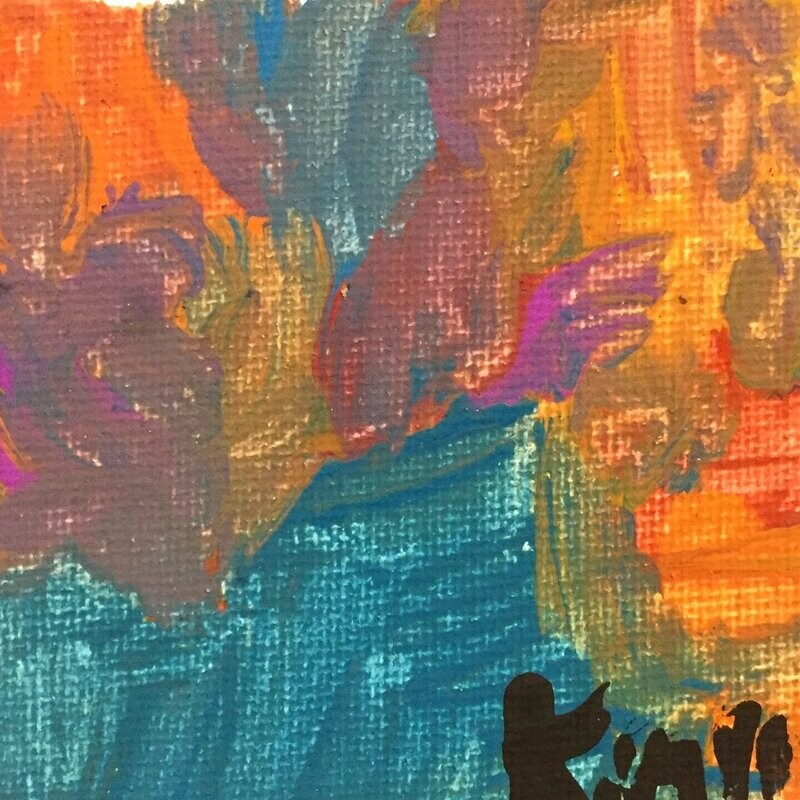 glinting #3 - painting - Kinyo