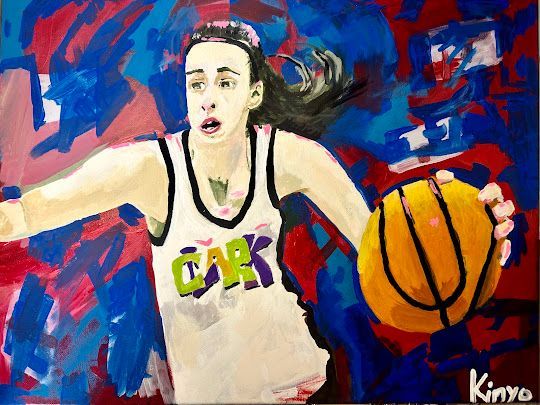 "Caitlin Clark, American Basketball Player" Kinyo (Painting)