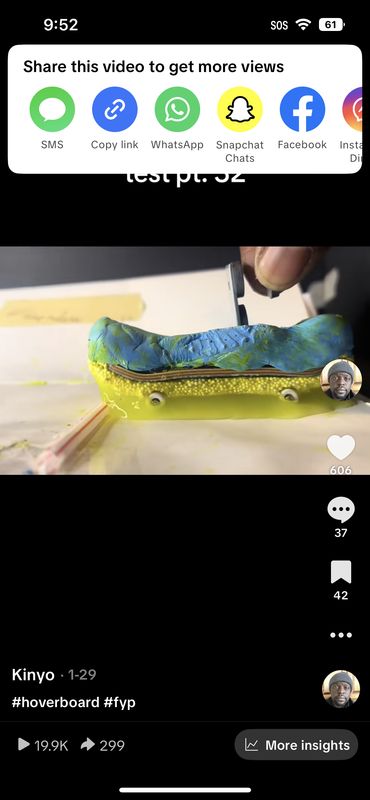 "Slime" Hover Board Prototype Model