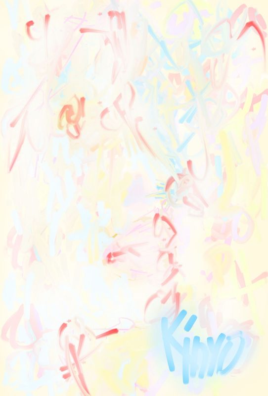 "barely sorbet" print