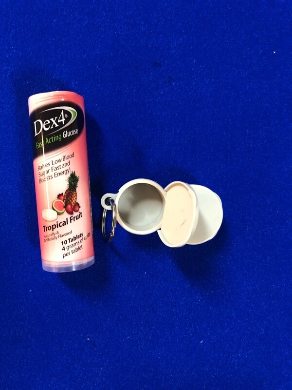 Glucose Tab Keychain holder