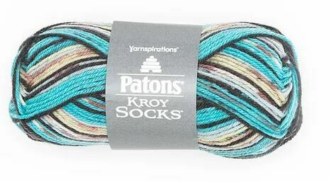 Kroy socks Turquoise jacquard #55201