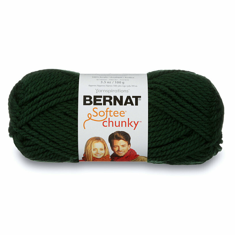 Softee chunky 100g Dark green #28237