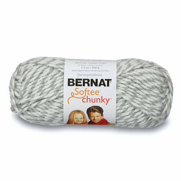 Softee chunky 100g Gray ragg #28047