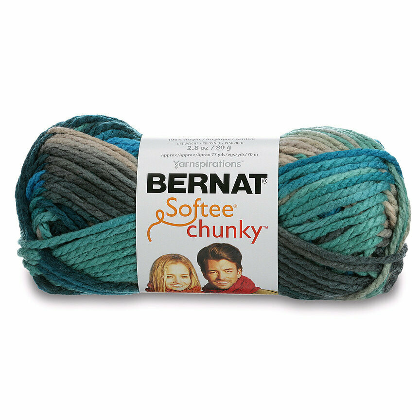 Softee chunky 100g Deep waters ombre #29632