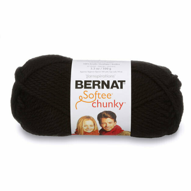 Softee chunky 100g Black #28040