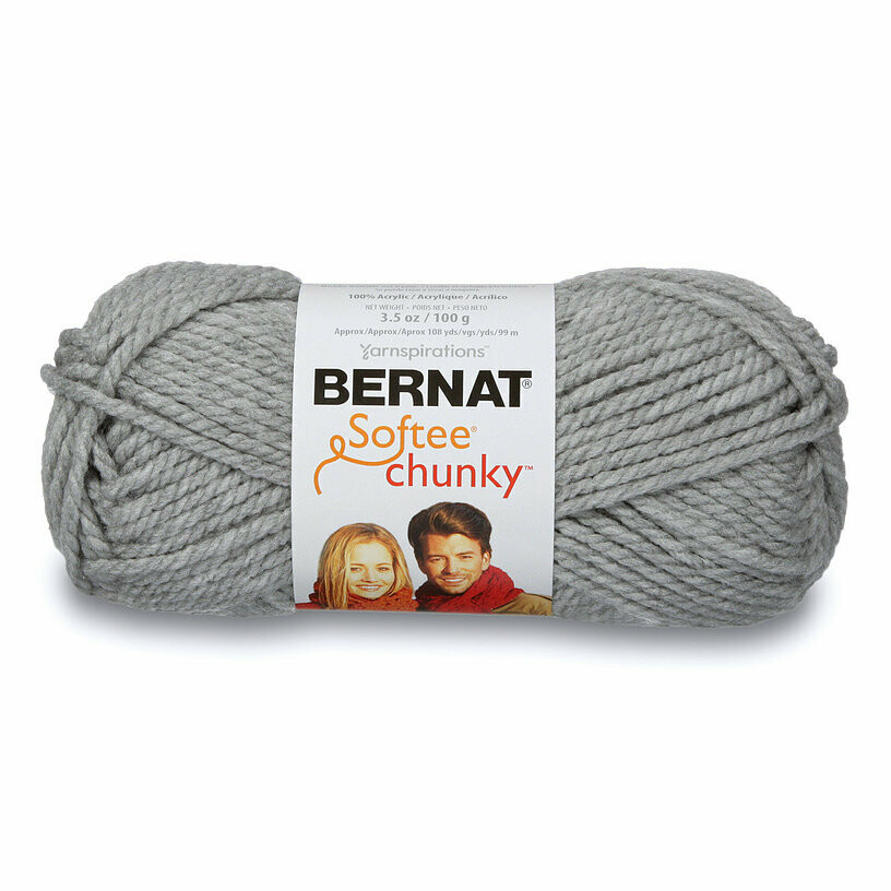 Softee chunky 100g Gray heather #28046