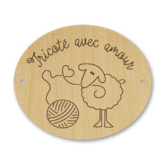 Bouton mouton - tricoté avec amour #140