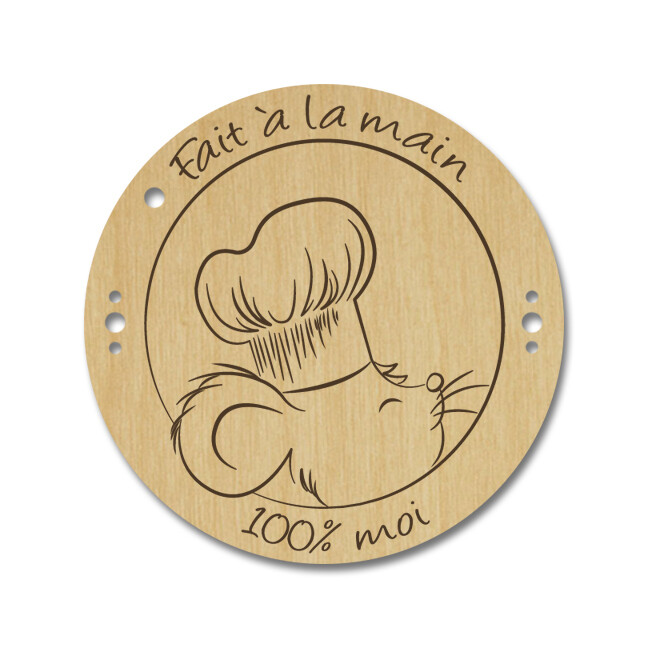 Bouton Karyne Viger - Fait à la main 100% moi